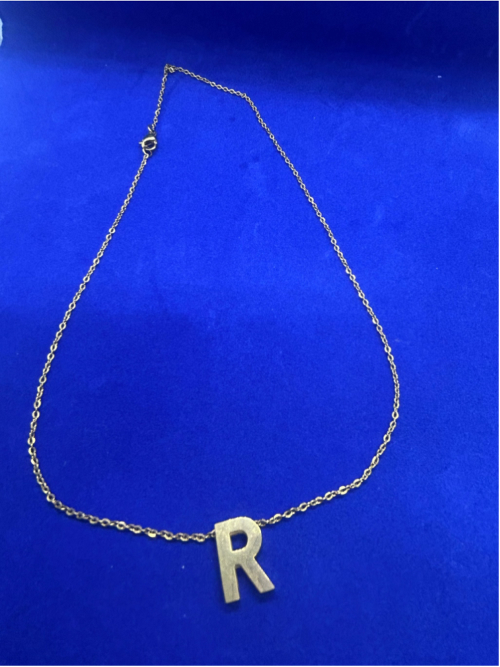Women's Unbranded Gold Initial R Necklace One Size